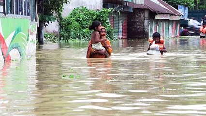نحو 300 ألف شخص في ملاجىء الطوارىء بعد الفيضانات في بنغلادش