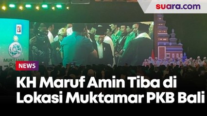 Wapres Maruf Amin Hadiri Muktamar PKB ke-VI di Bali Disambut Salawat
