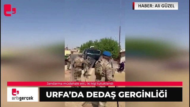 Urfa'da DEDAŞ gerginliği... Jandarma müdahale etti, iki kişi tutuklandı