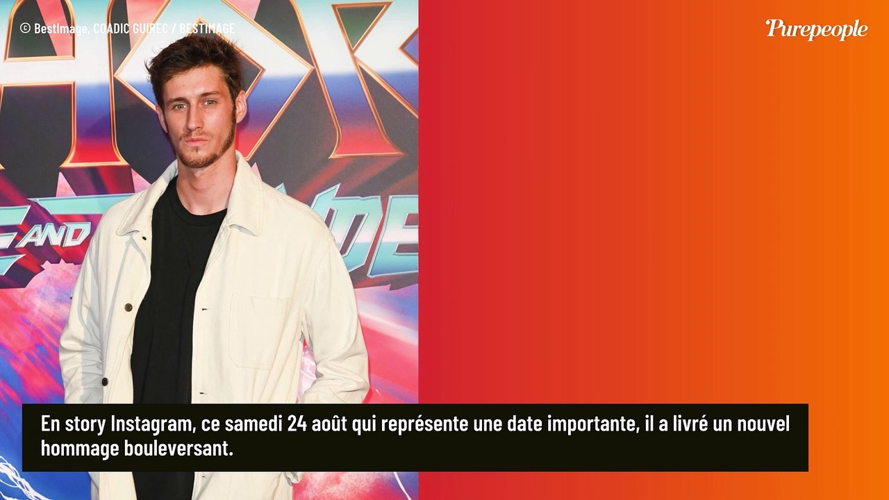 Jean-Baptiste Maunier inconsolable trois mois après une disparition, son texte bouleversant