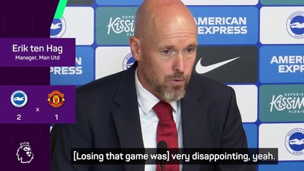 United need to do better - Ten Hag reflects on Brighton defeat