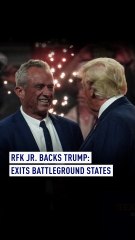 RFK Jr. Backs Trump: Exits Battleground States