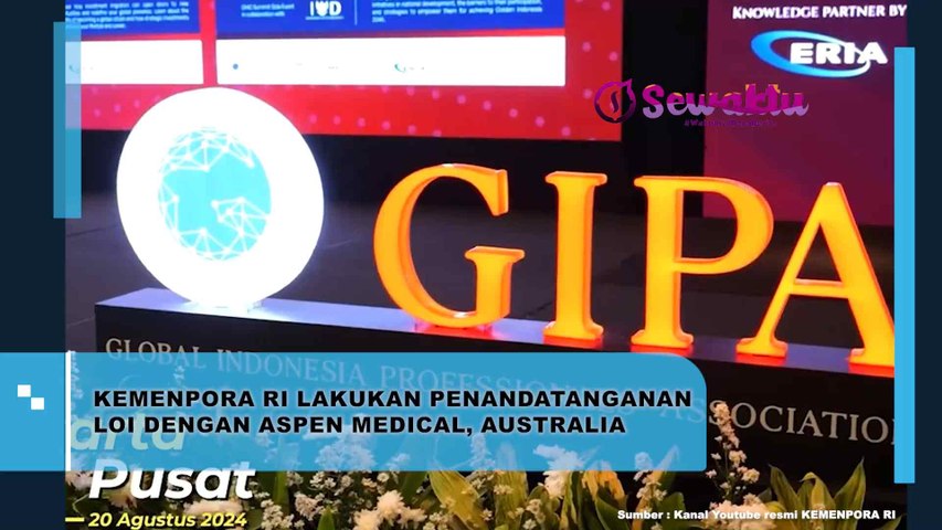 Kemenpora RI Lakukan Penandatanganan LOI dengan Aspen Medical Australia