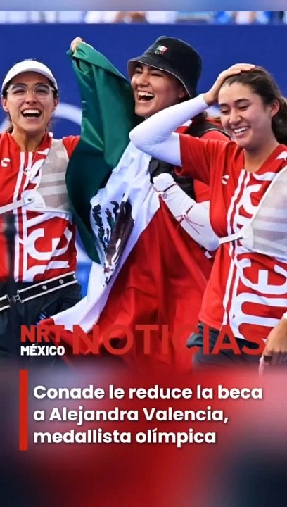 Conade defiende reducción de beca a Alejandra Valencia