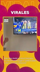 Este chico batió un récord Guinness sin darse cuenta: jugar a “piedra, papel o tijera” a mayor distancia”