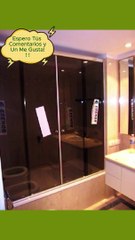 Mamparas para Baño de Cristal Templado del tipo Frontal de 4 Paños