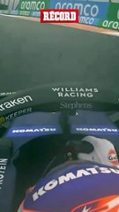 Logan Sargeant sale ileso tras fuerte accidente que terminó con su auto en llamas