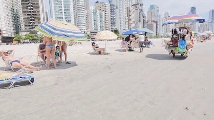Beach ⛱️ summer beautiful lady enjoying life holiday.