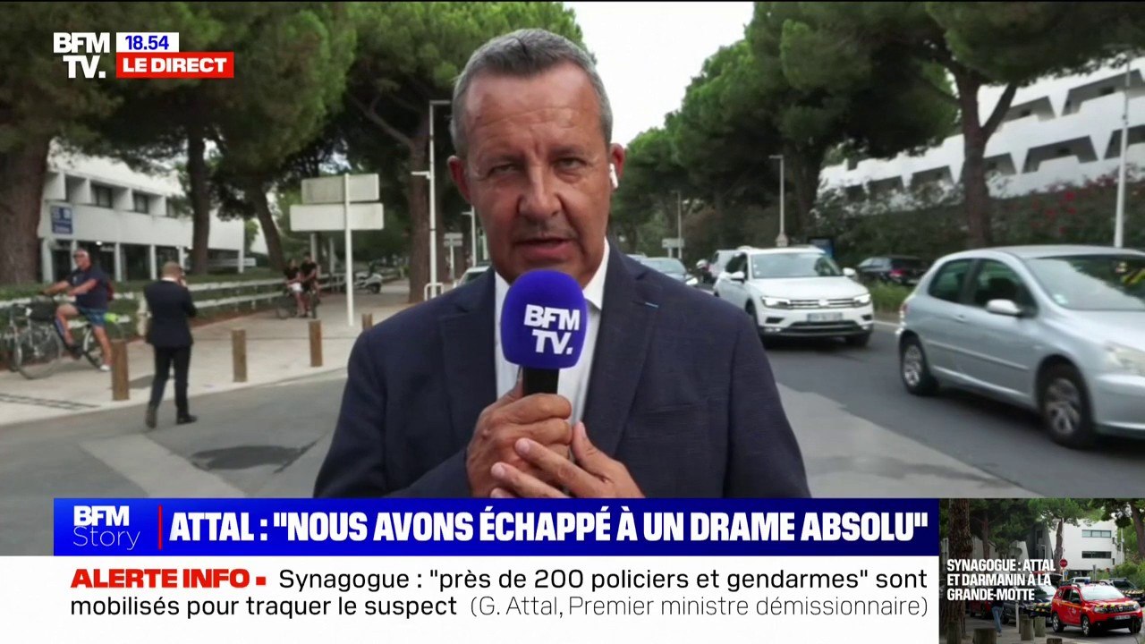 "Il rentre à son domicile ce soir": Stephan Rossignol, maire LR de La Grande-Motte, donne des nouvelles du policier blessé dans la tentative d'incendie d'une synagogue de la commune