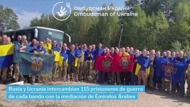 Rusia y Ucrania difunden imágenes de la liberación