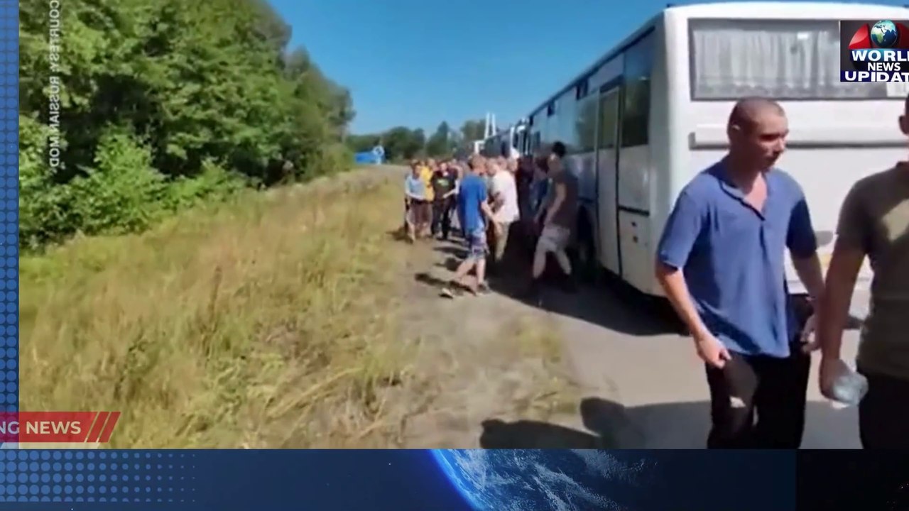 Russia and Ukraine exchange POWs captured in Kursk