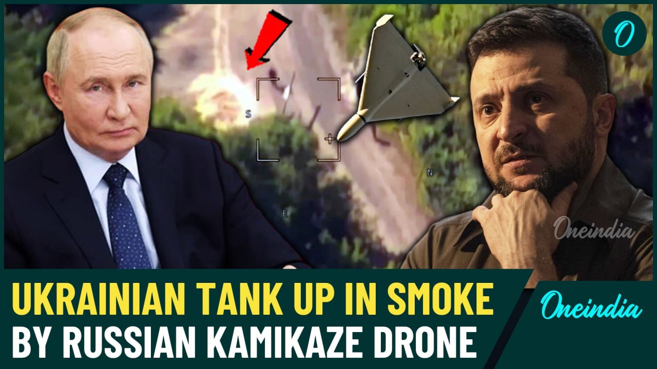 Putin's Fury in Kursk: The Moment Lancet Drones Vaporize Ukrainian Tank in Seconds