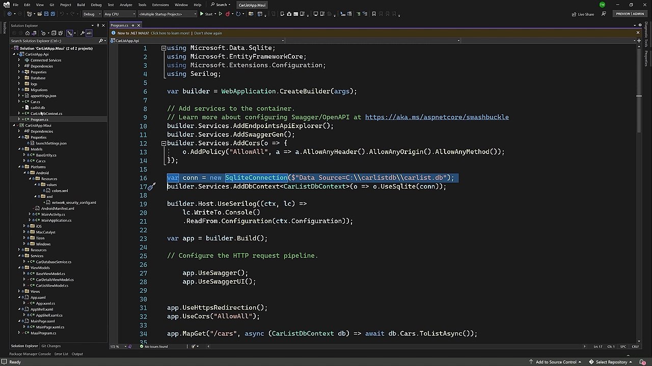 33 - Refactor and Publish API To Local Server
