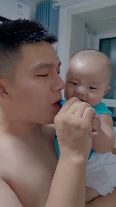 "A Little Baby Smiling The Greatest Cuteness See Face Follow For More"....!!