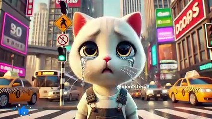 Cute cats sad alone  #cat #ai #cutecat #catlover #kitten
