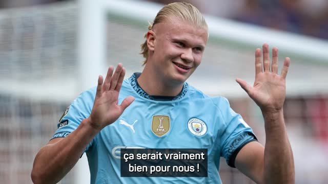 Man. City - Guardiola : Haaland peut rivaliser avec Cristiano Ronaldo et Lionel Messi en termes de buts