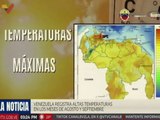 INAMEH advirtió aumento progresivo de temperaturas en el país
