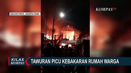 Diduga Akibat Ledakan Petasan, Tawuran di Kampung Bahari Jakarta Picu Kebakaran Rumah Warga!