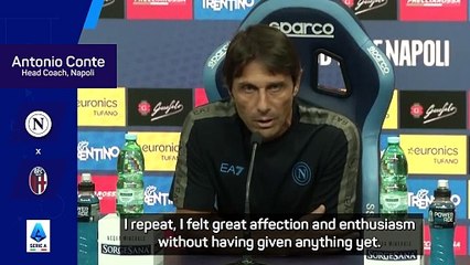 Conte reaffirms his commitment to Napoli despite frustrations in transfer market