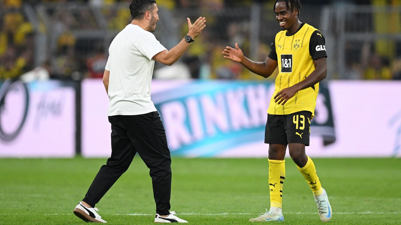 Sahin über Gittens' 1:0: 'Diese Szene beschreibt seine Entwicklung am besten'