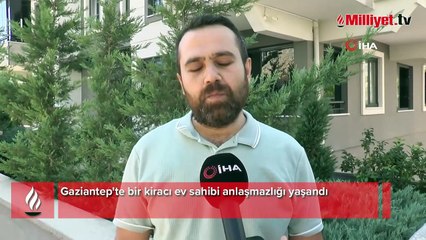 Ev sahibinden kiracısına akılalmaz kumpas! İsyan etti balkonuna pankart astı
