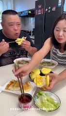 Most popular comedy husband and wife eating food unique 2024