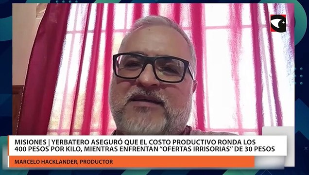 Misiones | Yerbatero aseguró que el costo productivo ronda los 400 pesos por kilo, mientras enfrentan “ofertas irrisorias” de 30 pesos