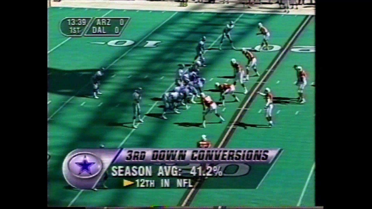 Arizona Cardinals @ Dallas Cowboys ( 1995 Week 04 ) - 1st Half