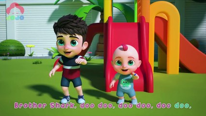 Baby Shark Finger Family | Baby JoJo Nursery Rhymes & Kids Songs