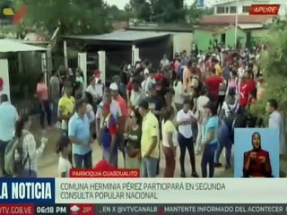 Apure | Habitantes de la comuna Herminia Pérez aseguran participar en la segunda consulta popular