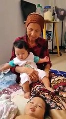 Twin Babies and Grandma Makyeng's Heartwarming Moments