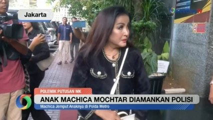 Jemput Anak, Machica Mochta Datangi Polda Metro Jaya