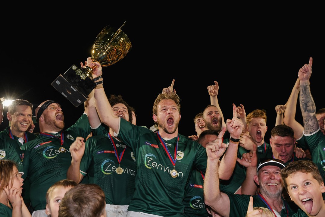 Merewether Captain, Sam Brright after they clam the Hunter Rugby grand finals win. 24th August 2024 | Newcastle Herald