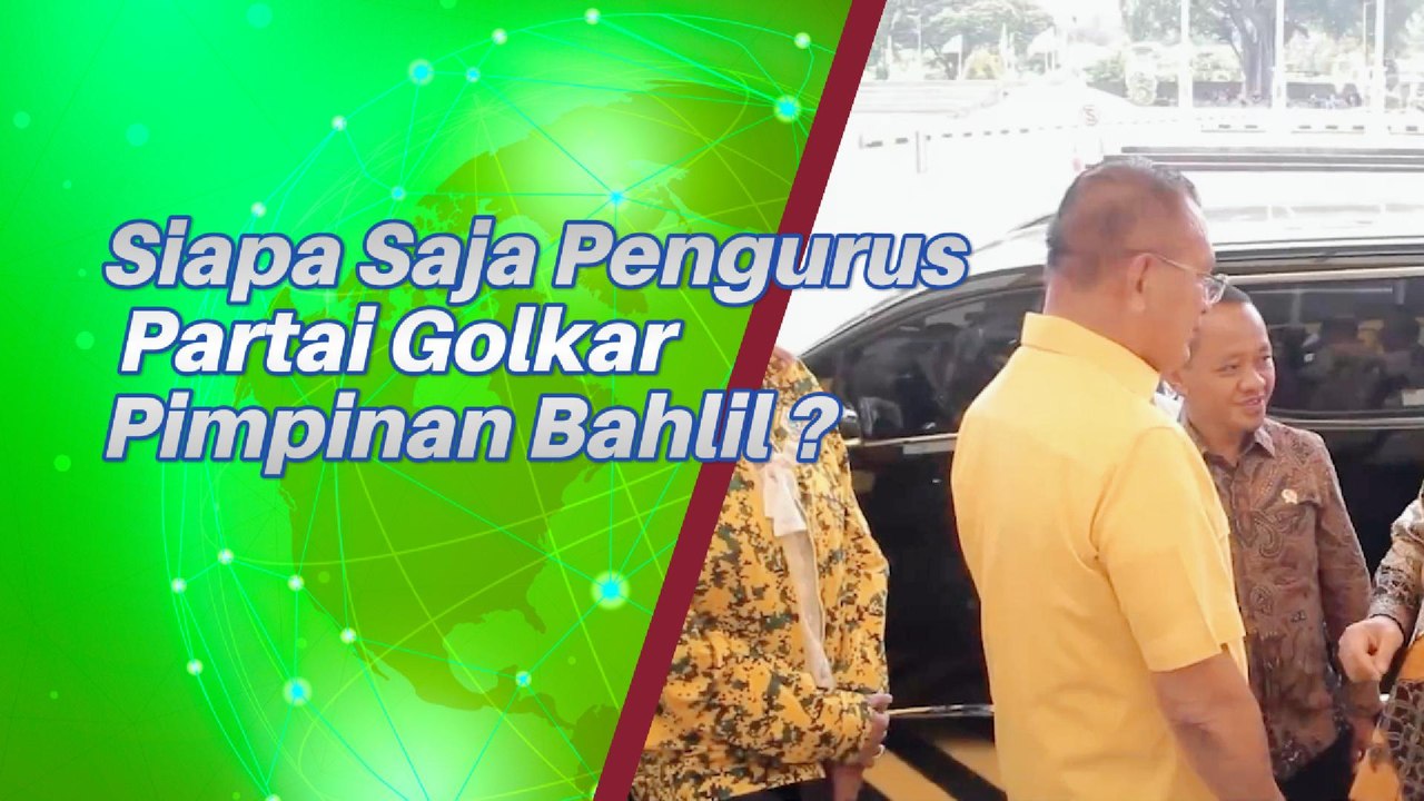 Ini Dia Susunan Pengurus Partai Golkar Yang Di Komandani Bahlil