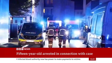 Solingen German police arrest 15-year-old after three people killed in knife attack  BBC News