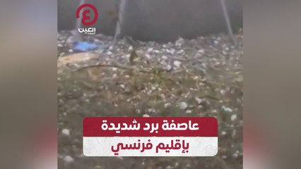 عاصفة برد شديدة بإقليم فرنسي