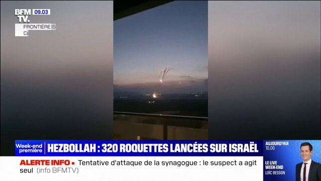 Proche-Orient: le Hezbollah libanais annonce avoir lancé plus de 320 roquettes sur Israël
