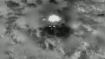 El Ejército israelí difunde imágenes del bombardeo sobre Líbano.