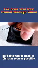 144-hour visa-free access to china
