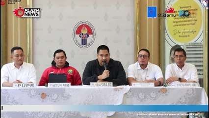 Audiensi dengan Menpora, Ketum PP PBSI Fadil Imran Bahas Pembangunan Sport Center Bulutangkis