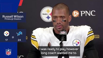 Tomlin explains decision to pull Wilson after one series