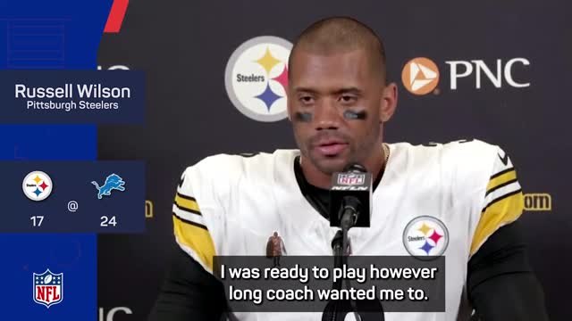 Tomlin explains decision to pull Wilson after one series