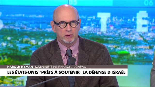 Harold Hyman : «Le Hamas tire tous les jours des missiles»