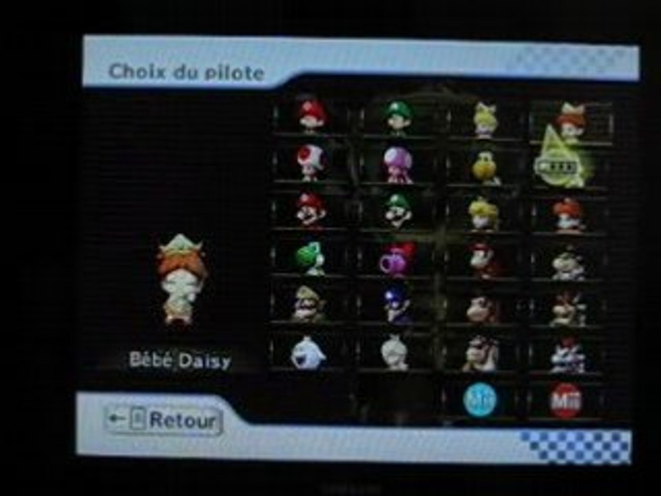 Mario Kart Wii : Tout les personnages et véhicules