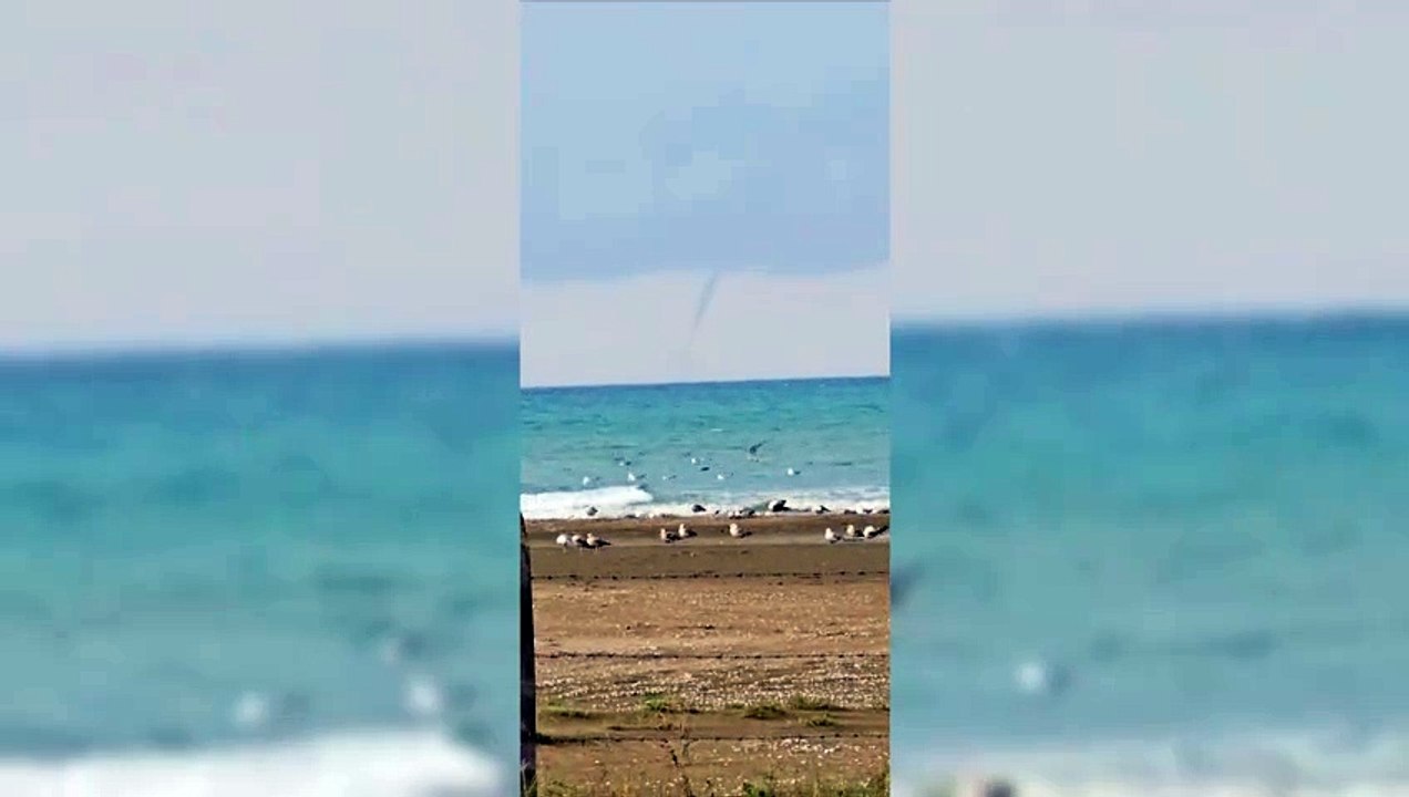 SİNOP AÇIKLARINDA KORKUTAN HORTUM!