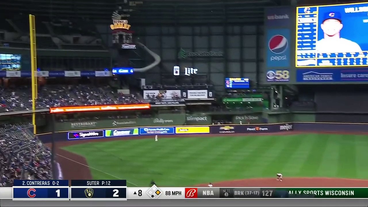 ¿Cuántos pelotazos ha recibido Willson Contreras en su carrera?