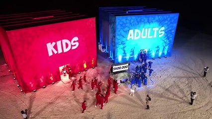 100 Kids Vs 100 Adults For $500,000