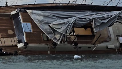 Formentera: Gripping post-storm footage shows boats of all sizes flipped over