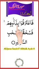Al-Quran - Surah 67 - Al-Mulk - Ayah 11 | daily tilawat quran | hafiz salman ali