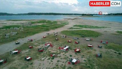 Seyhan Baraj Gölü'nde kuraklık alarmı! Sular 500 metre çekildi